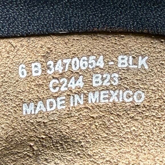 Frye Veronica Black Leather Ankle Boots with Buckle - Picture 9 of 9